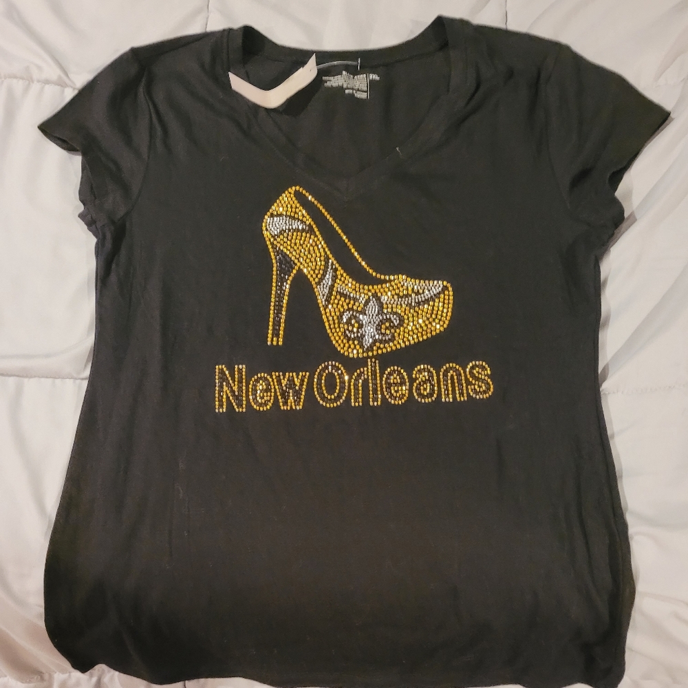 Embellished New Orleans T-shirt